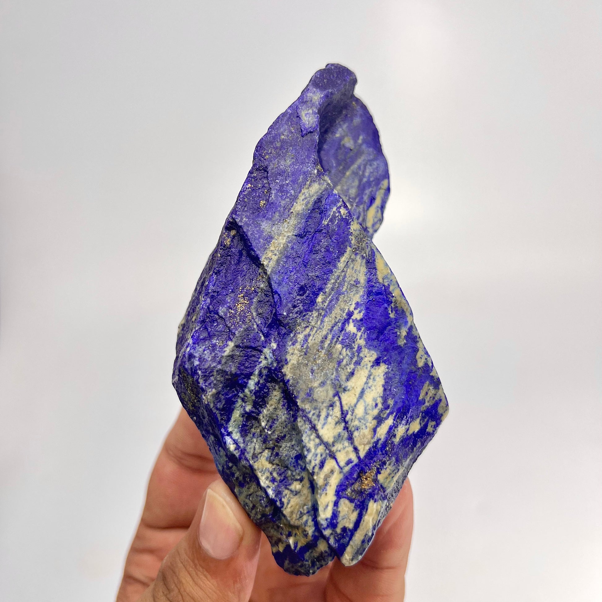 Lapis Lazuli, Lazurite, Afghanistan Minerals, Rough Mineral, Raw Lapis, Pyrite Inclusions, Natural Specimen, Cabinet Display