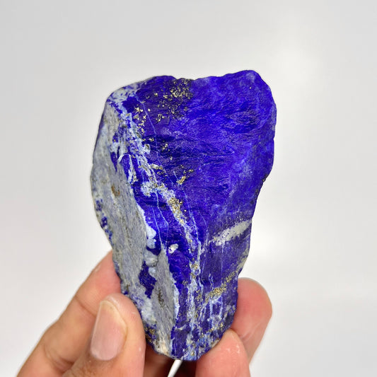 Lapis Lazuli, Lazurite, Afghanistan Minerals, Rough Mineral, Raw Lapis, Pyrite Inclusions, Natural Specimen, Cabinet Display