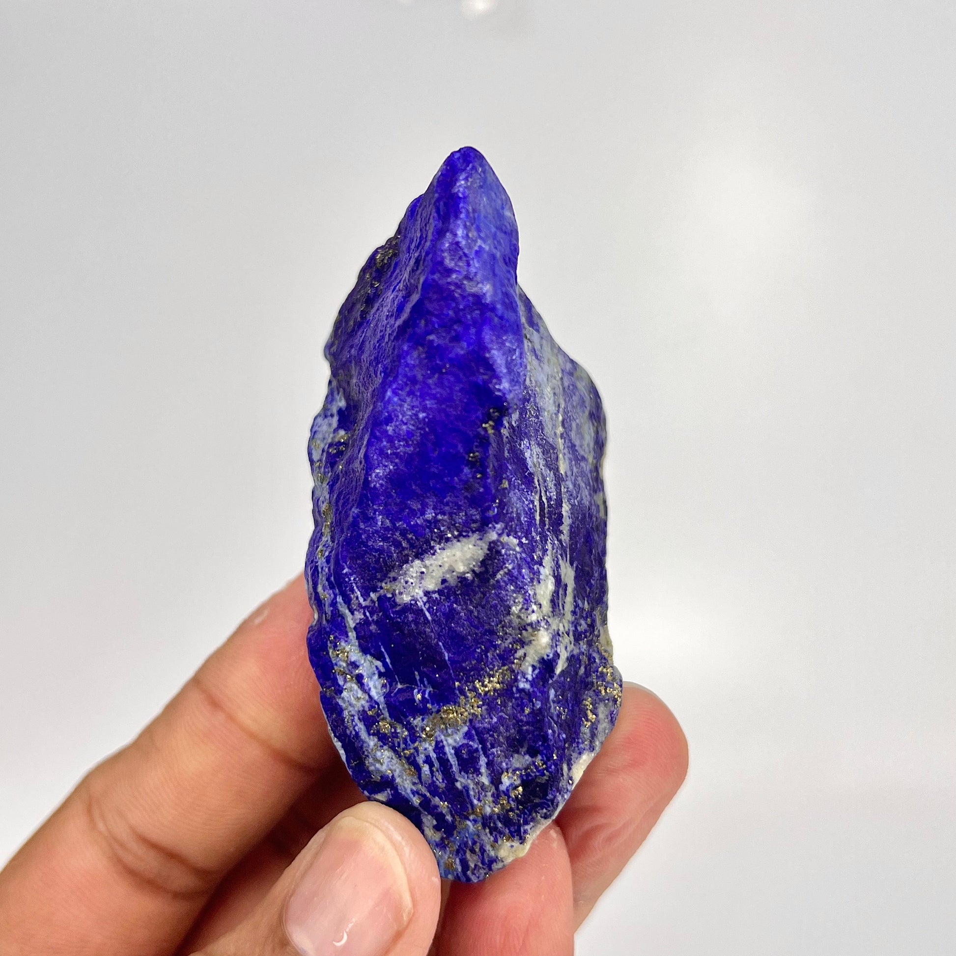 Lapis Lazuli, Lazurite, Afghanistan Minerals, Rough Mineral, Raw Lapis, Pyrite Inclusions, Natural Specimen, Cabinet Display