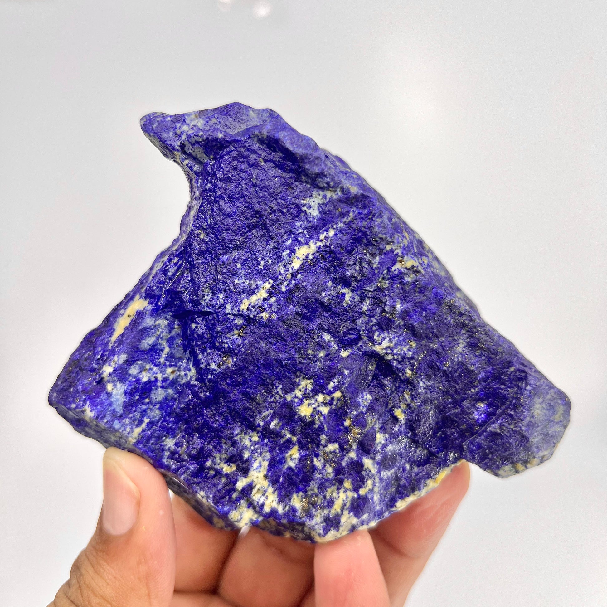 Lapis Lazuli, Lazurite, Afghanistan Minerals, Rough Mineral, Raw Lapis, Pyrite Inclusions, Natural Specimen, Cabinet Display