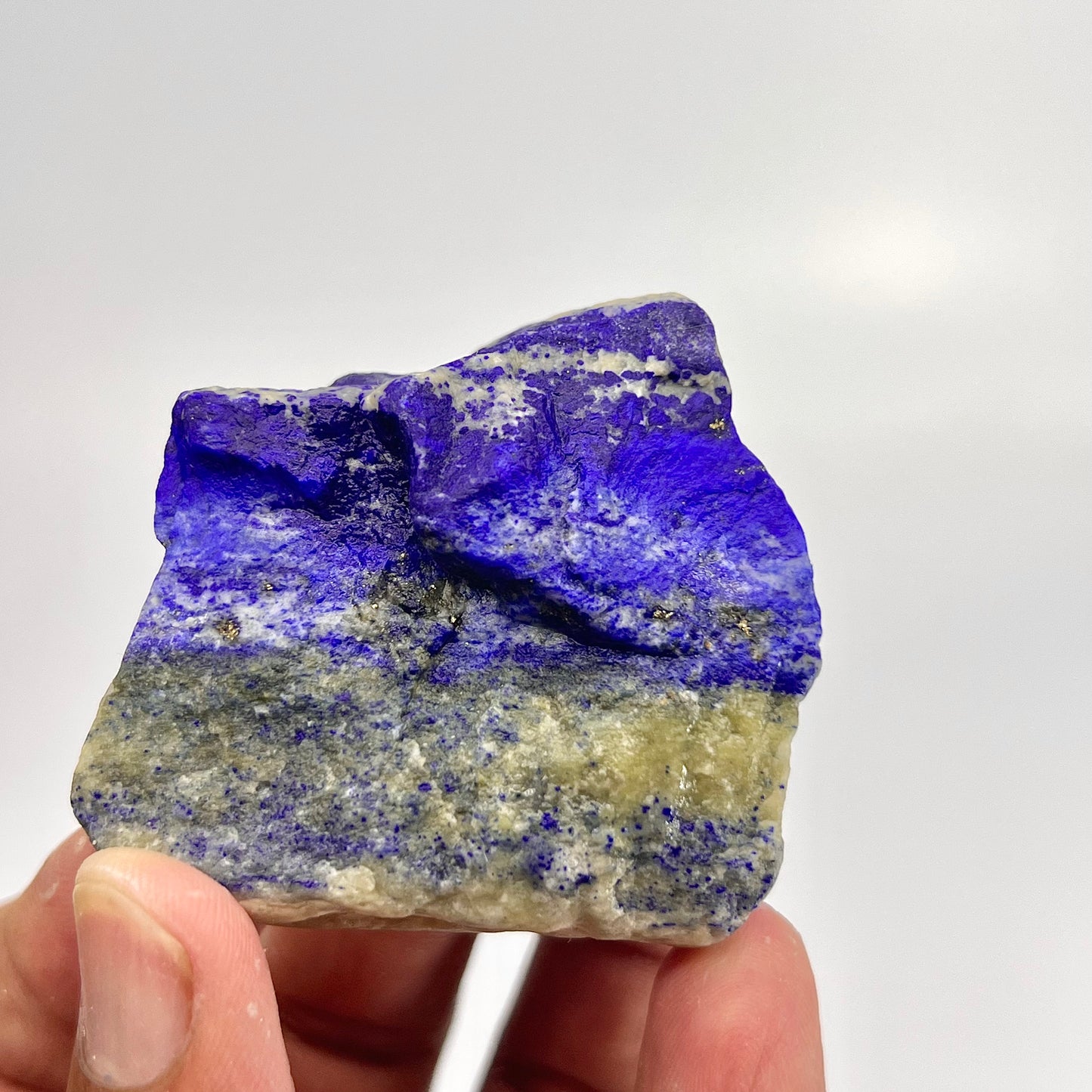 Lapis Lazuli, Lazurite, Afghanistan Minerals, Rough Mineral, Raw Lapis, Pyrite Inclusions, Natural Specimen, Cabinet Display