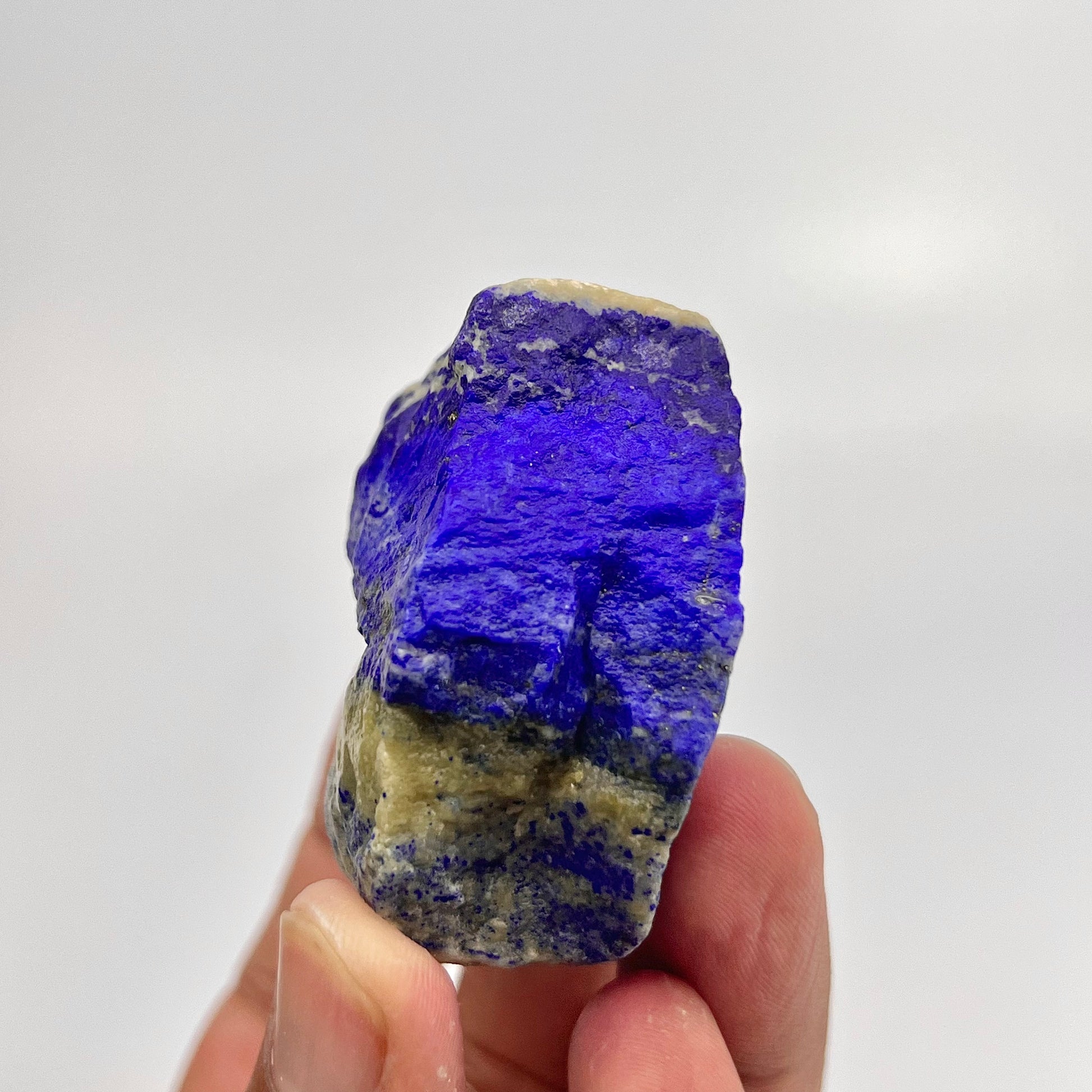 Lapis Lazuli, Lazurite, Afghanistan Minerals, Rough Mineral, Raw Lapis, Pyrite Inclusions, Natural Specimen, Cabinet Display