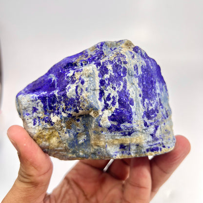 Lapis Lazuli, Lazurite, Afghanistan Minerals, Rough Mineral, Raw Lapis, Pyrite Inclusions, Natural Specimen, Cabinet Display
