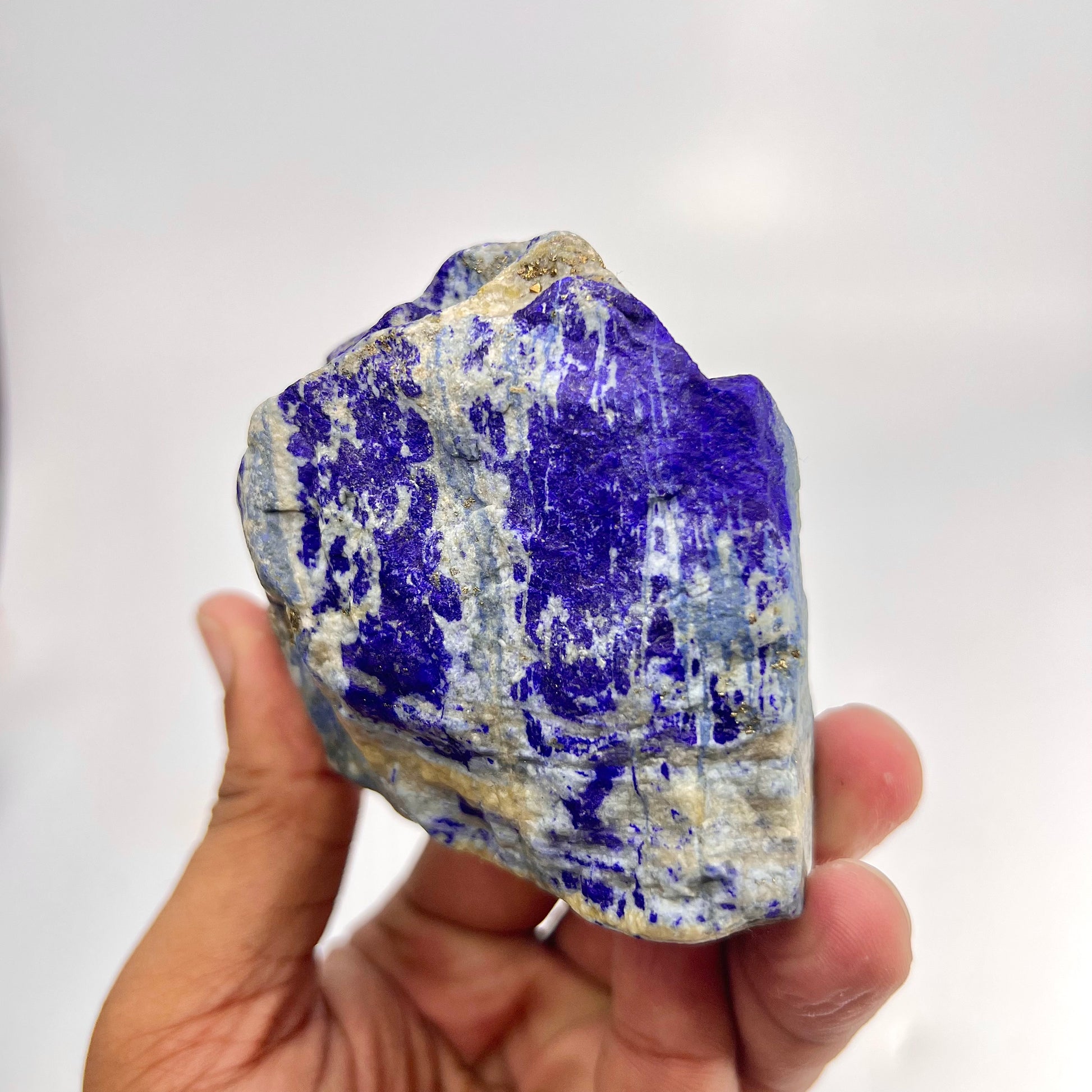 Lapis Lazuli, Lazurite, Afghanistan Minerals, Rough Mineral, Raw Lapis, Pyrite Inclusions, Natural Specimen, Cabinet Display