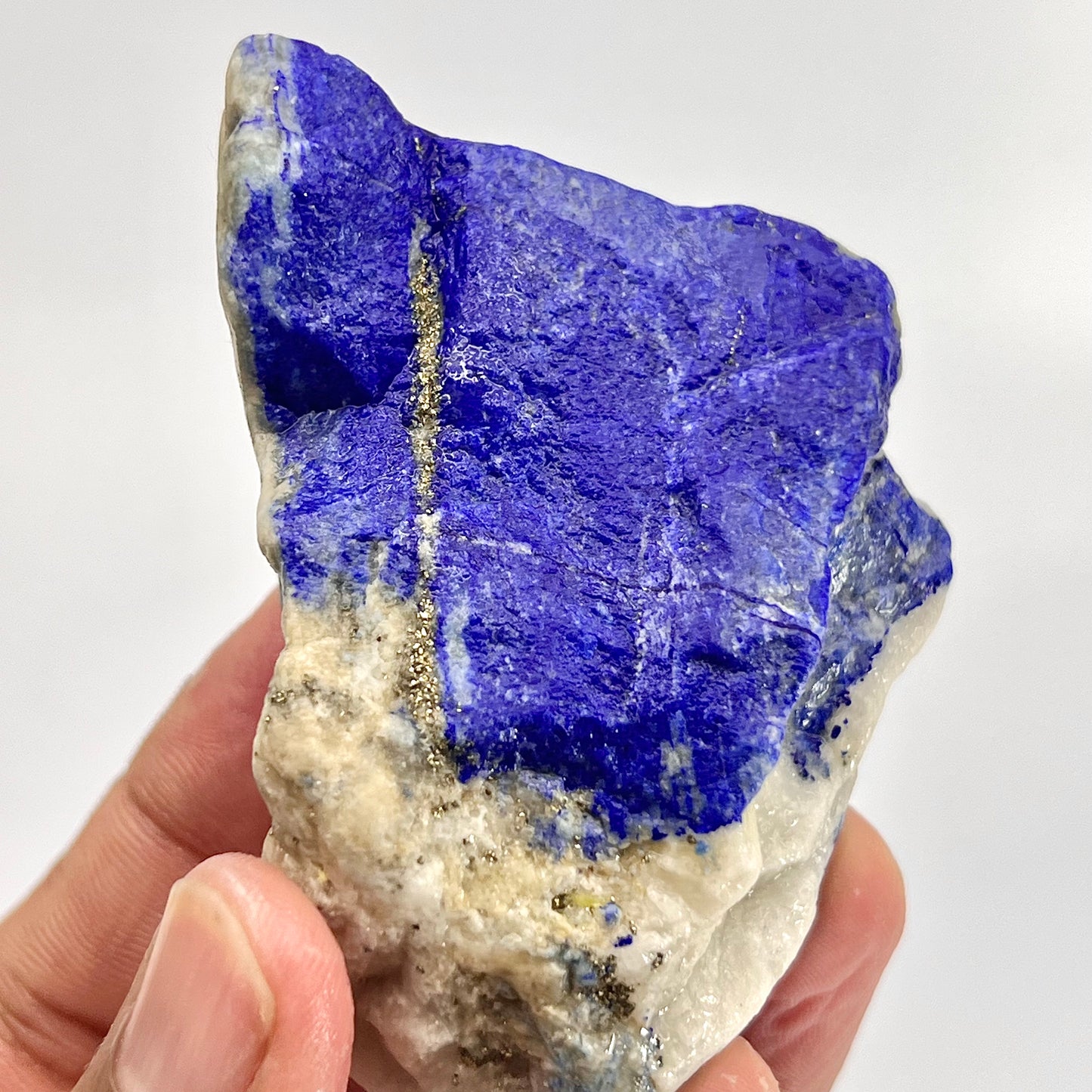 Lapis Lazuli, Lazurite, Afghanistan Minerals, Rough Mineral, Raw Lapis, Pyrite Inclusions, Natural Specimen, Cabinet Display