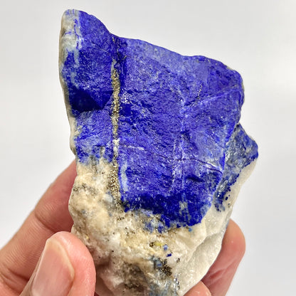 Lapis Lazuli, Lazurite, Afghanistan Minerals, Rough Mineral, Raw Lapis, Pyrite Inclusions, Natural Specimen, Cabinet Display