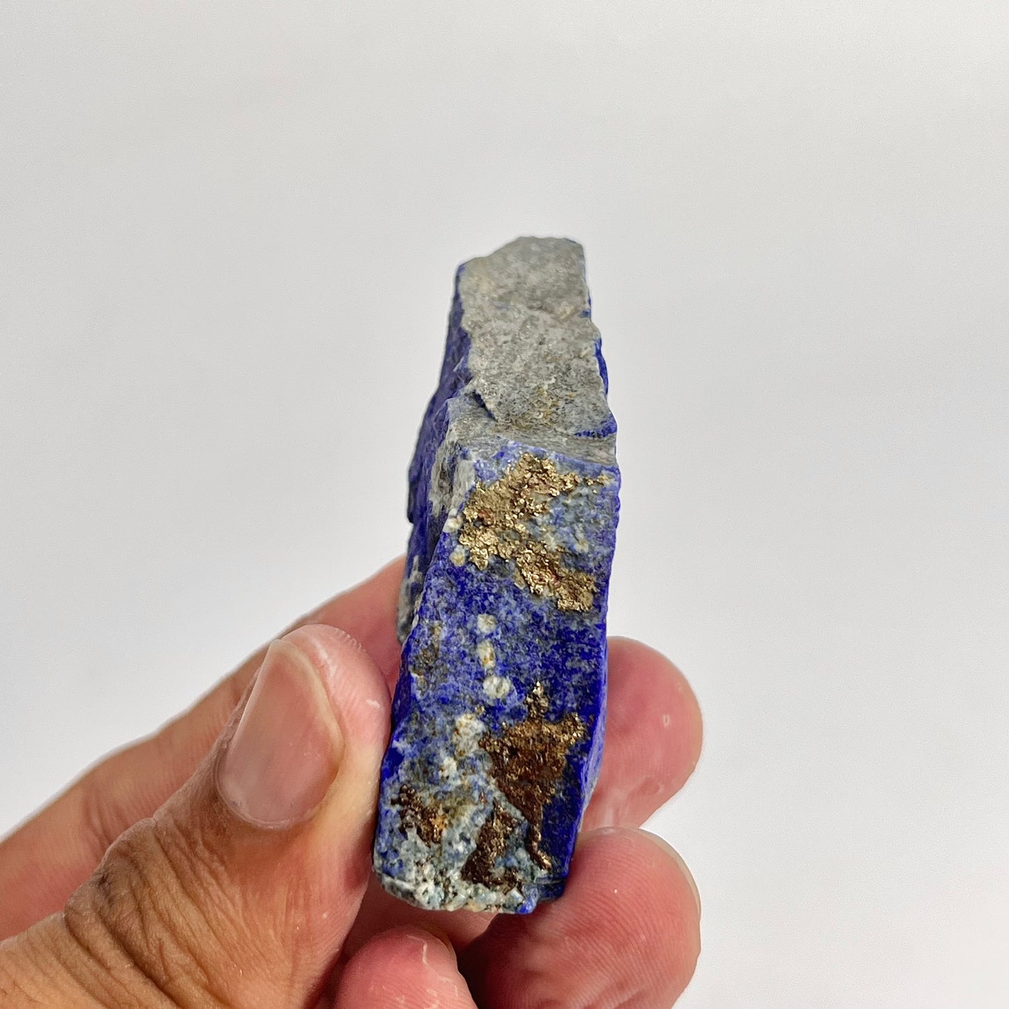 Lapis Lazuli, Lazurite, Afghanistan Minerals, Rough Mineral, Raw Lapis, Pyrite Inclusions, Natural Specimen, Cabinet Display