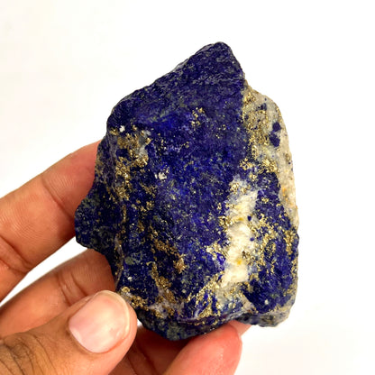 Lapis Lazuli, Lazurite, Afghanistan Minerals, Rough Mineral, Raw Lapis, Pyrite Inclusions, Natural Specimen, Cabinet Display, Dogtooth Habit, Structural Specime