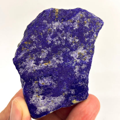 Lapis Lazuli, Lazurite, Afghanistan Minerals, 302g, Rough Mineral, Raw Lapis, Pyrite Inclusions, Natural Specimen, Cabinet Display, Dogtooth Habit, Structural Specime