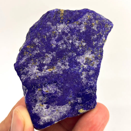 Lapis Lazuli, Lazurite, Afghanistan Minerals, 302g, Rough Mineral, Raw Lapis, Pyrite Inclusions, Natural Specimen, Cabinet Display, Dogtooth Habit, Structural Specime
