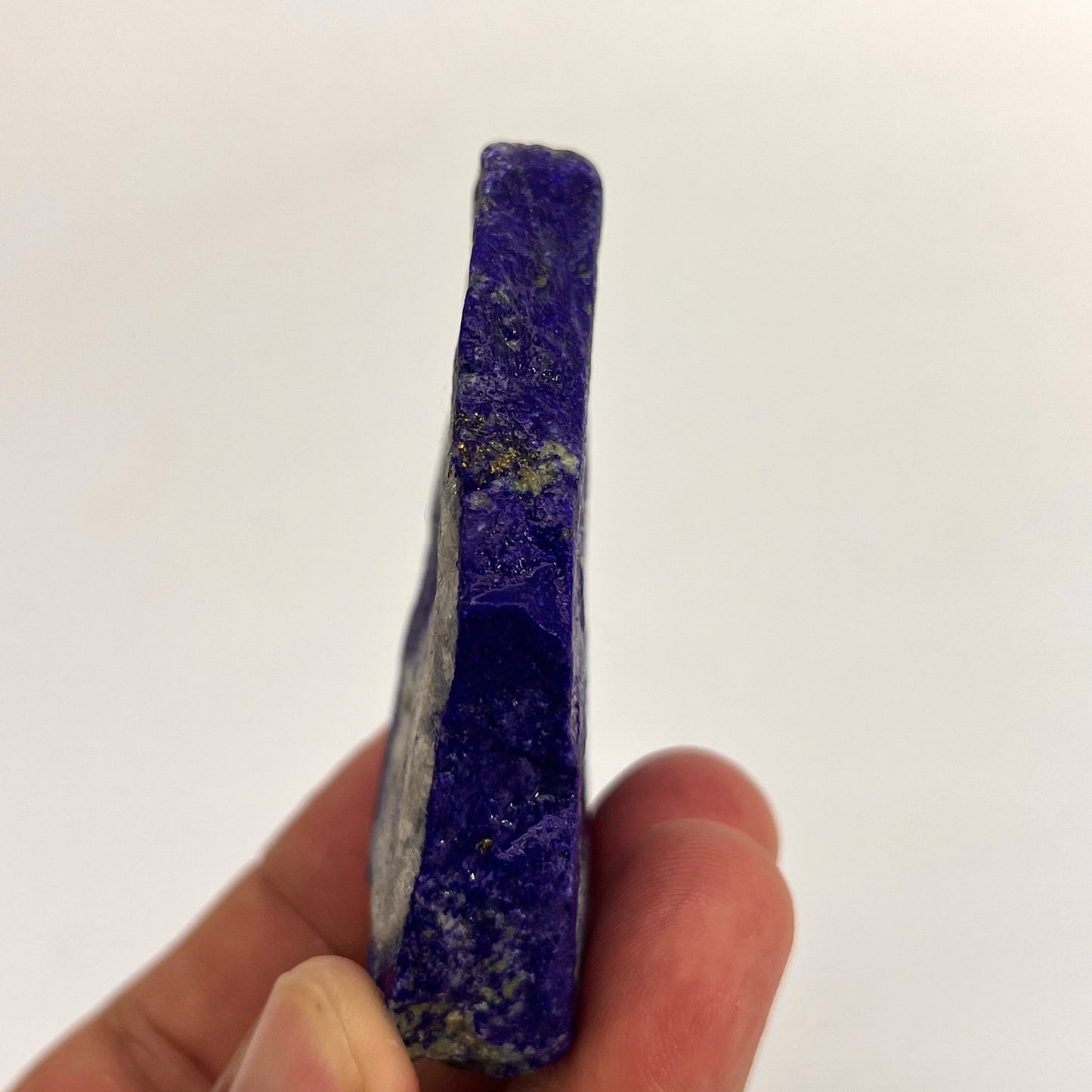 Lapis Lazuli, Lazurite, Afghanistan Minerals, Rough Mineral, Raw Lapis, Pyrite Inclusions, Natural Specimen, Cabinet Display, Dogtooth Habit, Structural Specime