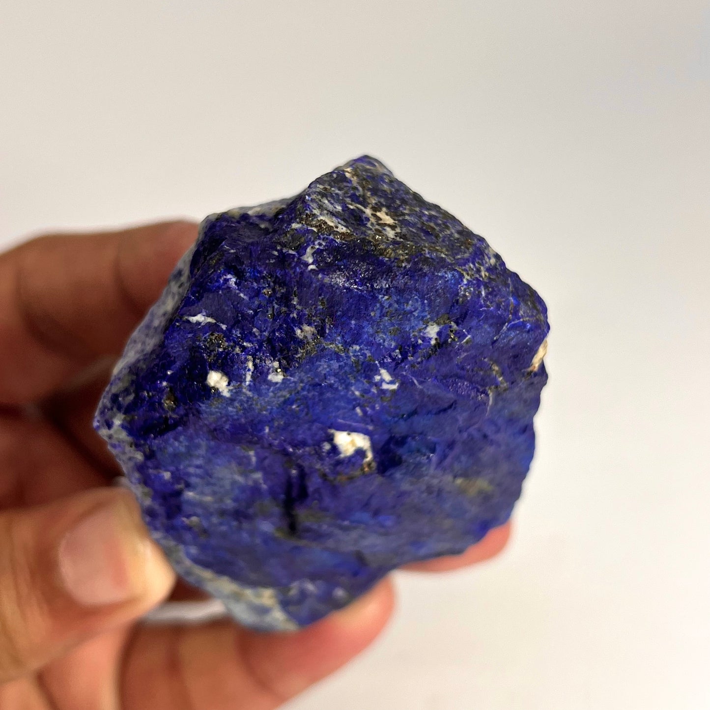 Lapis Lazuli, Lazurite, Afghanistan Minerals, Rough Mineral, Raw Lapis, Pyrite Inclusions, Natural Specimen, Cabinet Display, Dogtooth Habit, Structural Specime