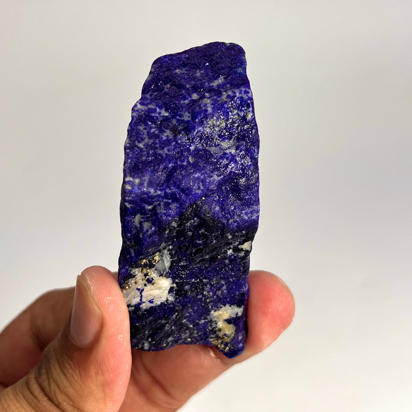 Lapis Lazuli, Lazurite, Afghanistan Minerals, Rough Mineral, Raw Lapis, Pyrite Inclusions, Natural Specimen, Cabinet Display, Dogtooth Habit, Structural Specime