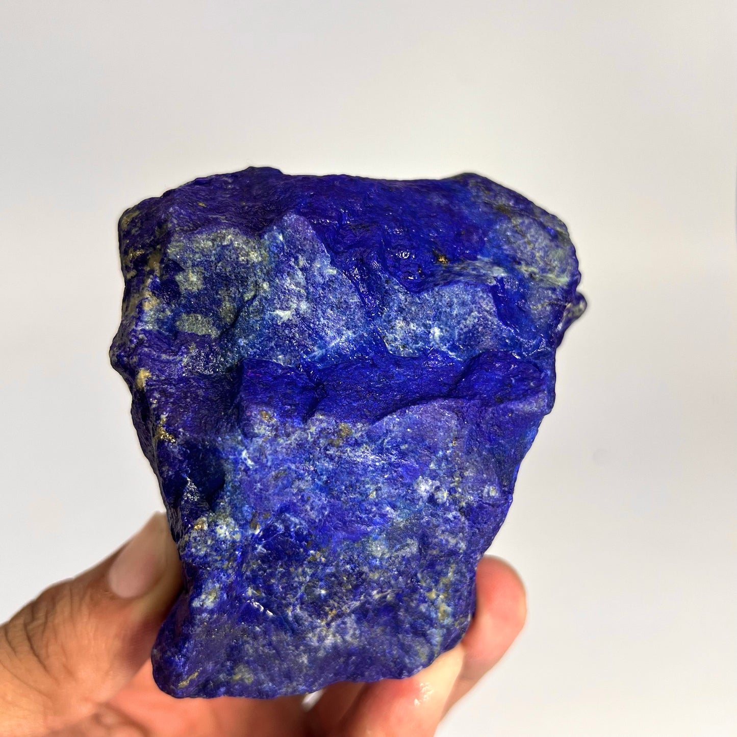Lapis Lazuli, Lazurite, Afghanistan Minerals, Rough Mineral, Raw Lapis, Pyrite Inclusions, Natural Specimen, Cabinet Display, Dogtooth Habit, Structural Specime