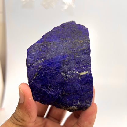 Lapis Lazuli, Lazurite, Afghanistan Minerals, Rough Mineral, Raw Lapis, Pyrite Inclusions, Natural Specimen, Cabinet Display, Dogtooth Habit, Structural Specime