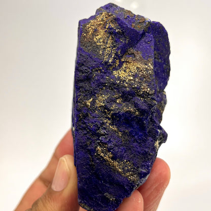 Lapis Lazuli, Lazurite, Afghanistan Minerals, Rough Mineral, Raw Lapis, Pyrite Inclusions, Natural Specimen, Cabinet Display, Dogtooth Habit, Structural Specime