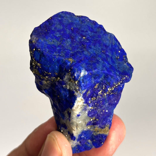 Lapis Lazuli, Lazurite, Afghanistan Minerals, Rough Mineral, Raw Lapis, Pyrite Inclusions, Natural Specimen, Cabinet Display, Dogtooth Habit, Structural Specime