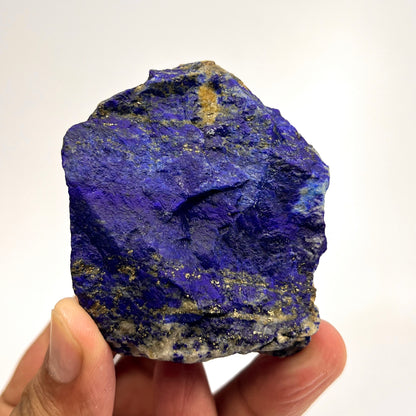 Lapis Lazuli, Lazurite, Afghanistan Minerals, Rough Mineral, Raw Lapis, Pyrite Inclusions, Natural Specimen, Cabinet Display, Dogtooth Habit, Structural Specime