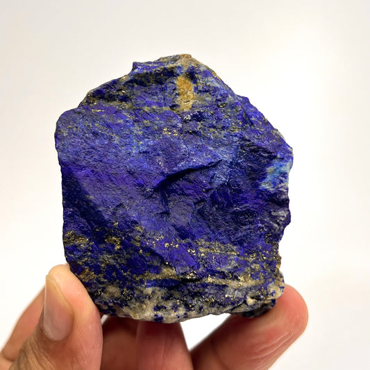 Lapis Lazuli, Lazurite, Afghanistan Minerals, Rough Mineral, Raw Lapis, Pyrite Inclusions, Natural Specimen, Cabinet Display, Dogtooth Habit, Structural Specime