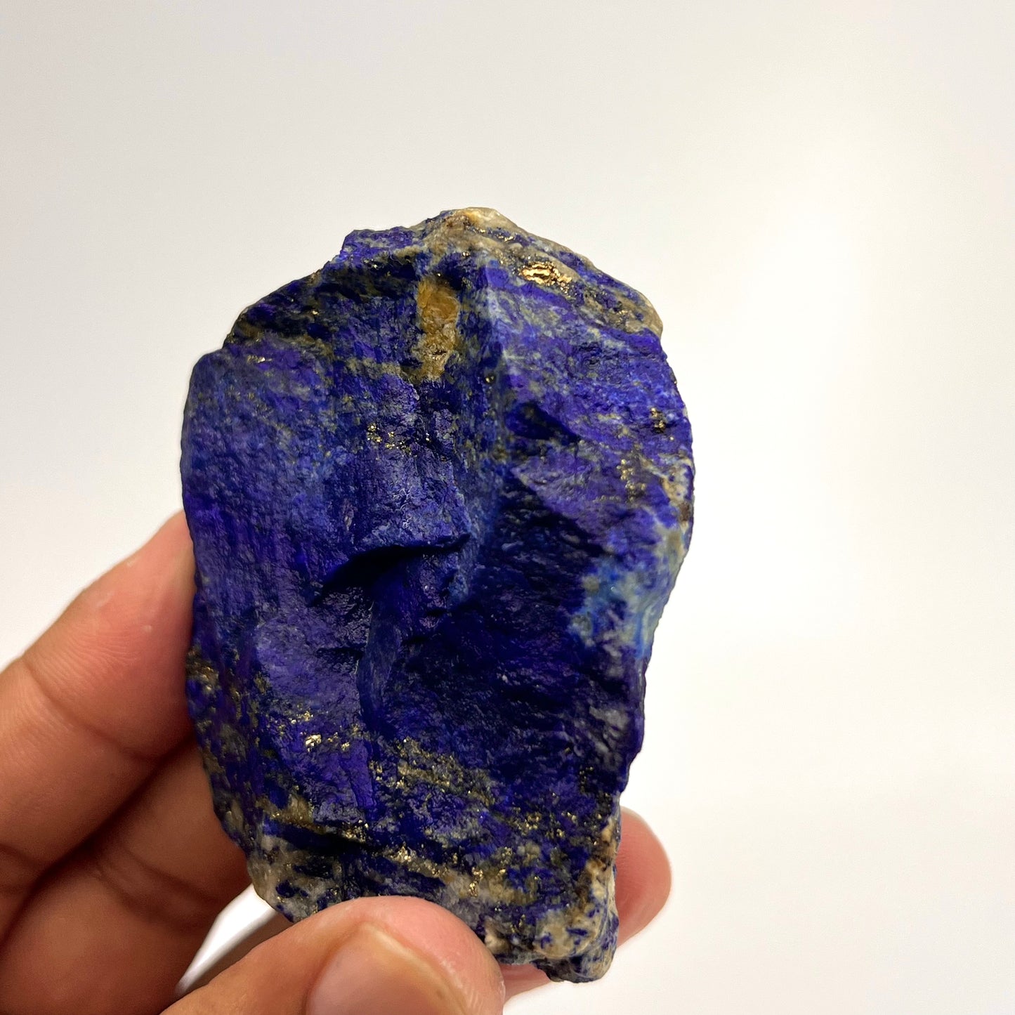 Lapis Lazuli, Lazurite, Afghanistan Minerals, Rough Mineral, Raw Lapis, Pyrite Inclusions, Natural Specimen, Cabinet Display, Dogtooth Habit, Structural Specime