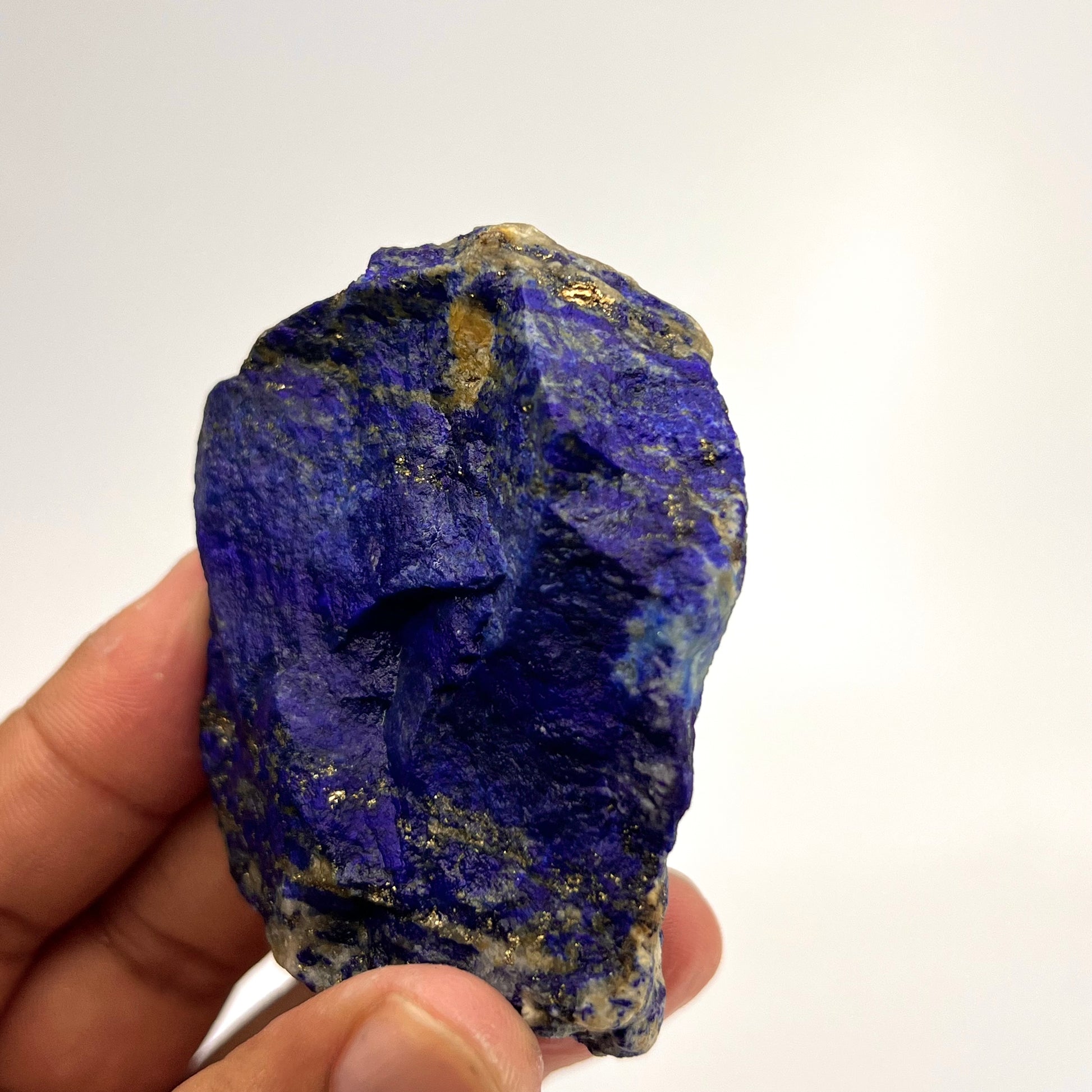 Lapis Lazuli, Lazurite, Afghanistan Minerals, Rough Mineral, Raw Lapis, Pyrite Inclusions, Natural Specimen, Cabinet Display, Dogtooth Habit, Structural Specime