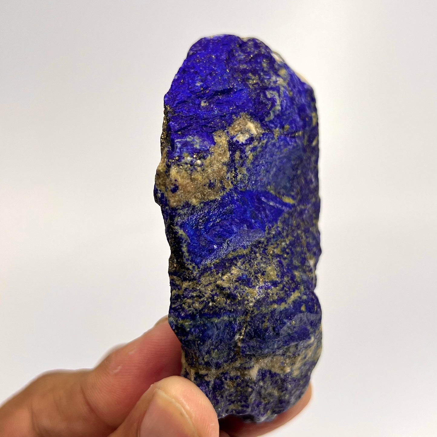 Lapis Lazuli, Lazurite, Afghanistan Minerals, Rough Mineral, Raw Lapis, Pyrite Inclusions, Natural Specimen, Cabinet Display, Dogtooth Habit, Structural Specime