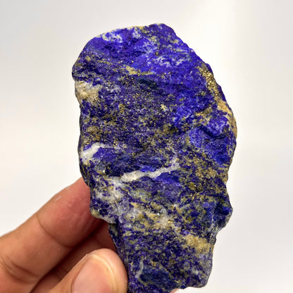 Lapis Lazuli, Lazurite, Afghanistan Minerals, Rough Mineral, Raw Lapis, Pyrite Inclusions, Natural Specimen, Cabinet Display, Dogtooth Habit, Structural Specime