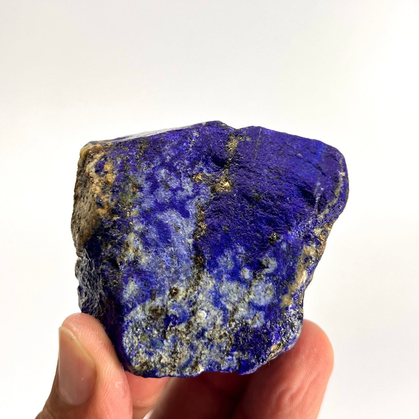 Lapis Lazuli, Lazurite, Afghanistan Minerals, Rough Mineral, Raw Lapis, Pyrite Inclusions, Natural Specimen, Cabinet Display, Dogtooth Habit, Structural Specime