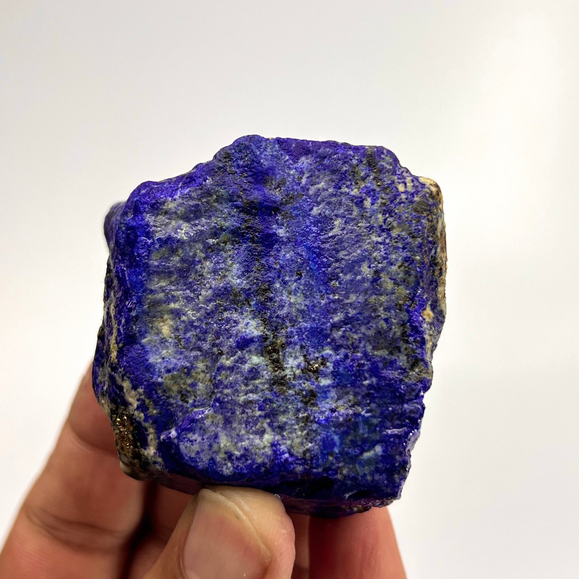Lapis Lazuli, Lazurite, Afghanistan Minerals, Rough Mineral, Raw Lapis, Pyrite Inclusions, Natural Specimen, Cabinet Display, Dogtooth Habit, Structural Specime