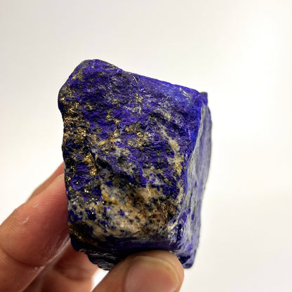 Lapis Lazuli, Lazurite, Afghanistan Minerals, Rough Mineral, Raw Lapis, Pyrite Inclusions, Natural Specimen, Cabinet Display, Dogtooth Habit, Structural Specime