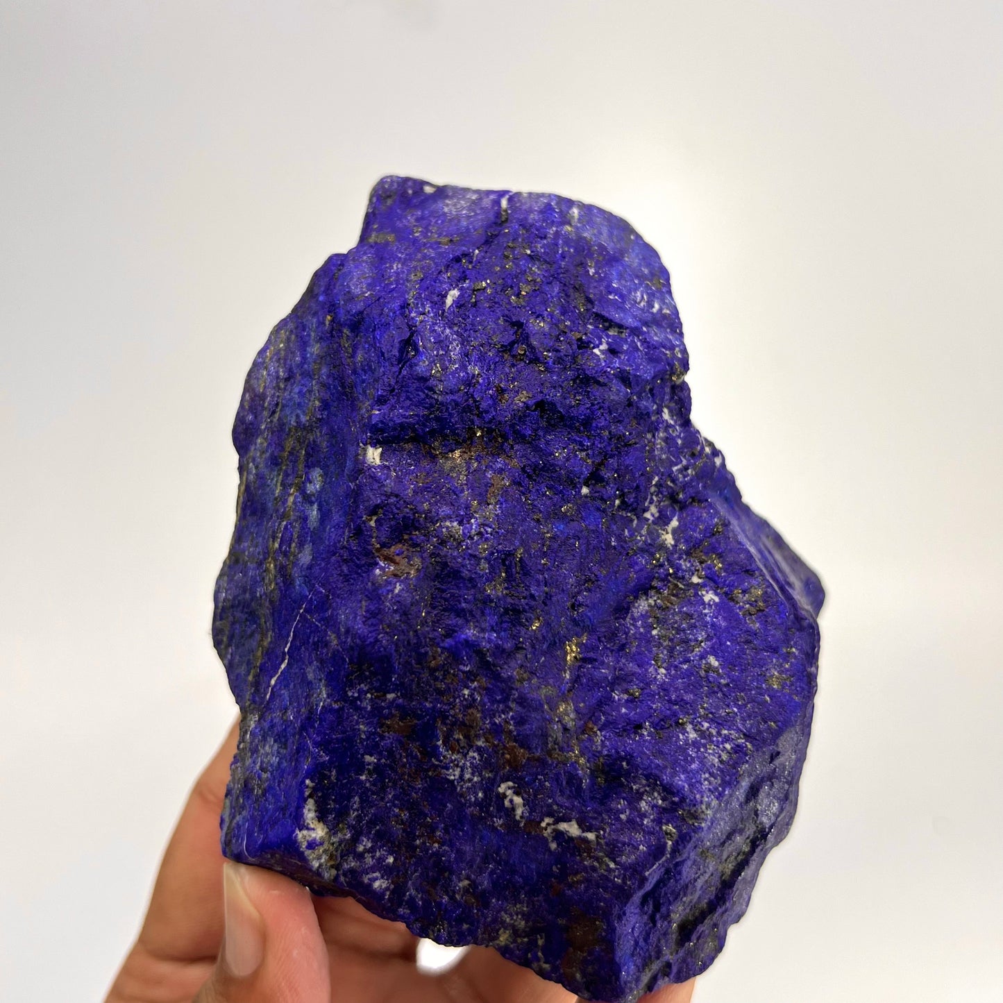 Lapis Lazuli, Lazurite, Afghanistan Minerals, Rough Mineral, Raw Lapis, Pyrite Inclusions, Natural Specimen, Cabinet Display, Dogtooth Habit, Structural Specime