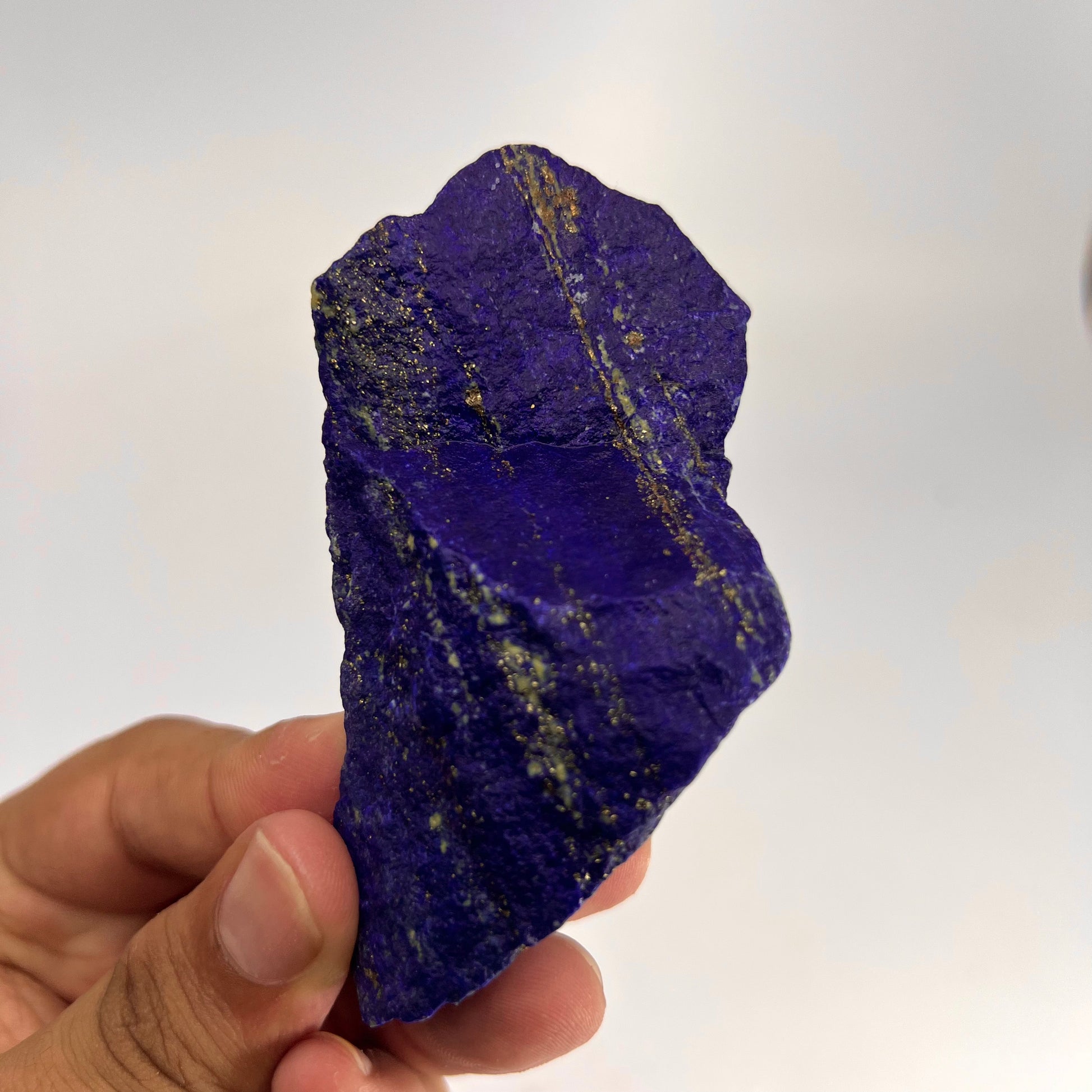 Lapis Lazuli, Lazurite, Afghanistan Minerals,  Rough Mineral, Raw Lapis, Pyrite Inclusions, Natural Specimen, Cabinet Display