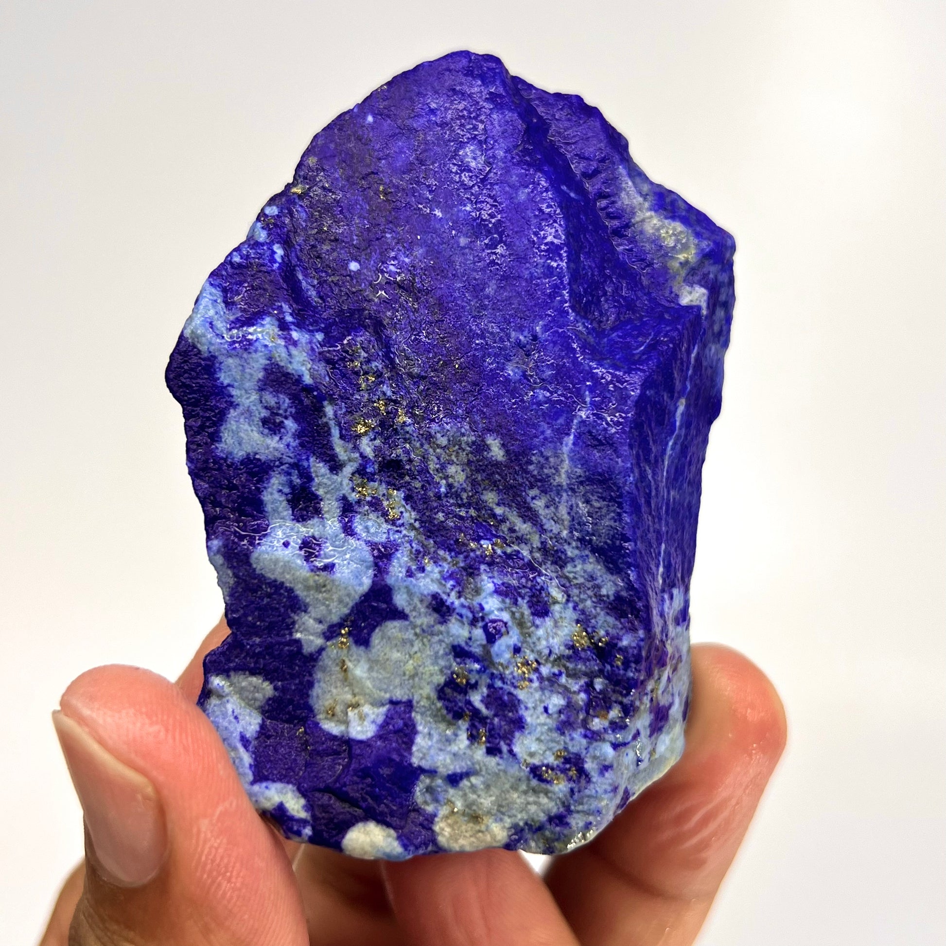 Lapis Lazuli, Lazurite, Afghanistan Minerals, 111g, Rough Mineral, Raw Lapis, Pyrite Inclusions, Natural Specimen, Cabinet Display
