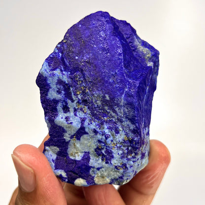 Lapis Lazuli, Lazurite, Afghanistan Minerals, 111g, Rough Mineral, Raw Lapis, Pyrite Inclusions, Natural Specimen, Cabinet Display