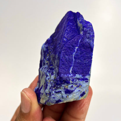Lapis Lazuli, Lazurite, Afghanistan Minerals, 111g, Rough Mineral, Raw Lapis, Pyrite Inclusions, Natural Specimen, Cabinet Display
