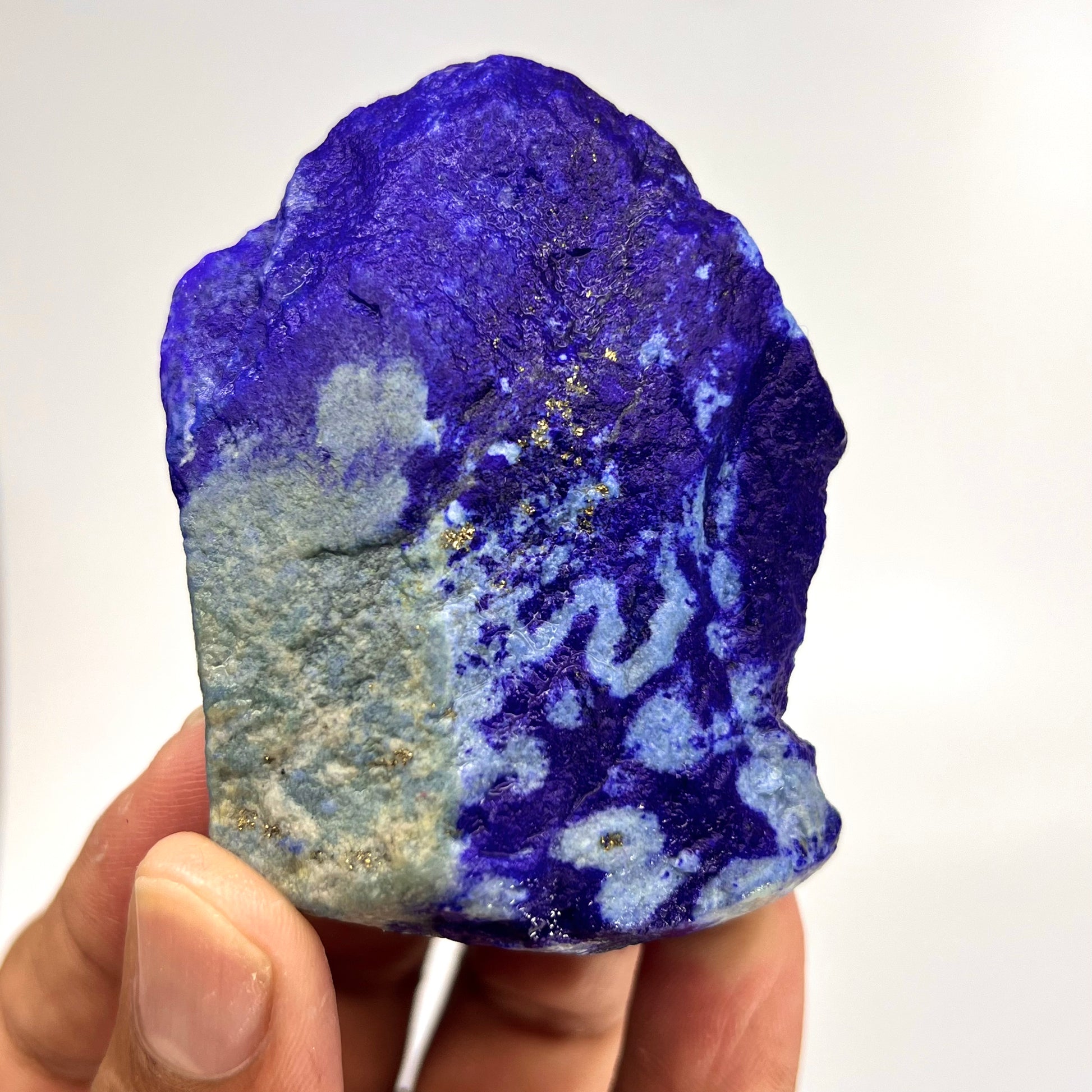 Lapis Lazuli, Lazurite, Afghanistan Minerals, 111g, Rough Mineral, Raw Lapis, Pyrite Inclusions, Natural Specimen, Cabinet Display