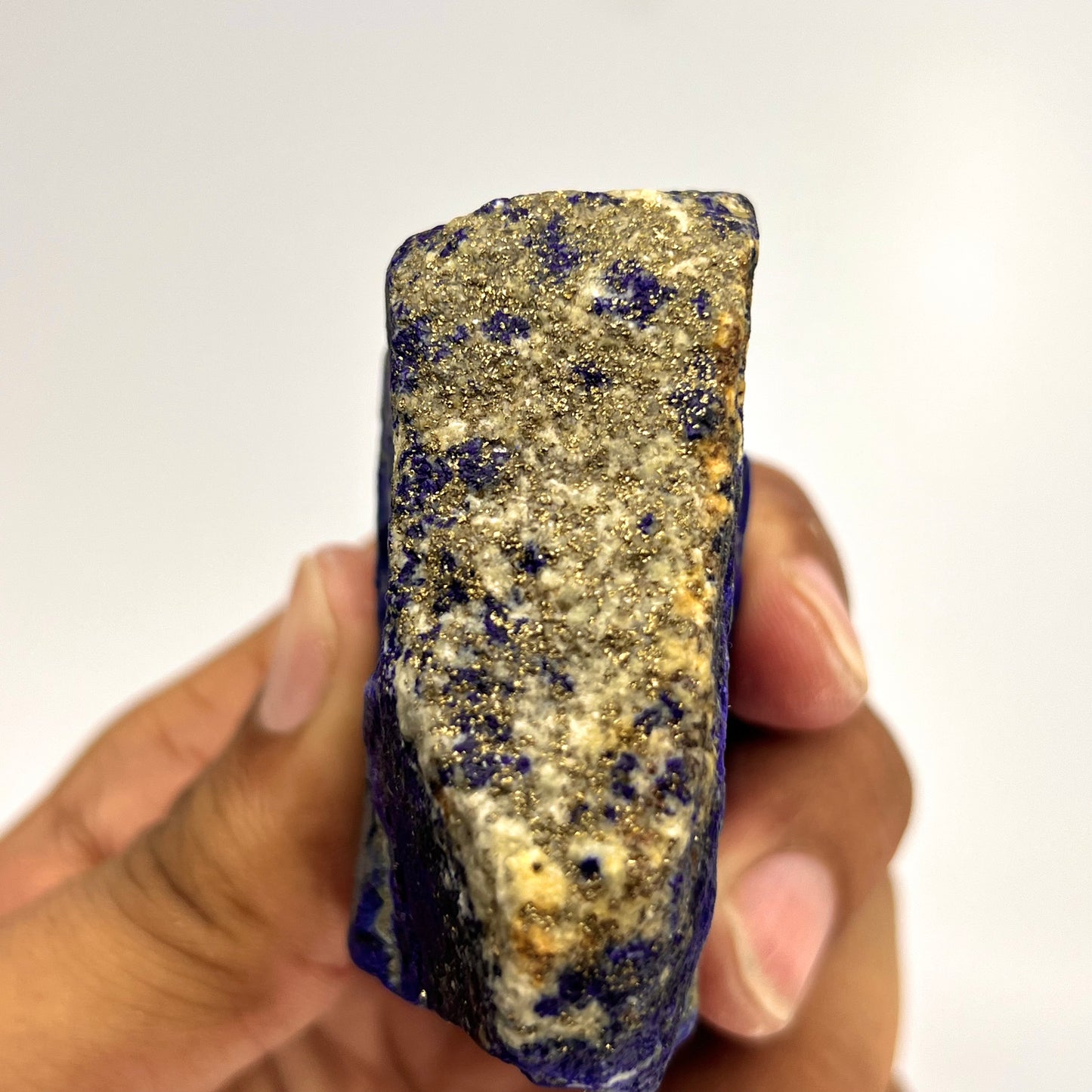 Lapis Lazuli, Lazurite, Afghanistan Minerals,  Rough Mineral, Raw Lapis, Pyrite Inclusions, Natural Specimen, Cabinet Display