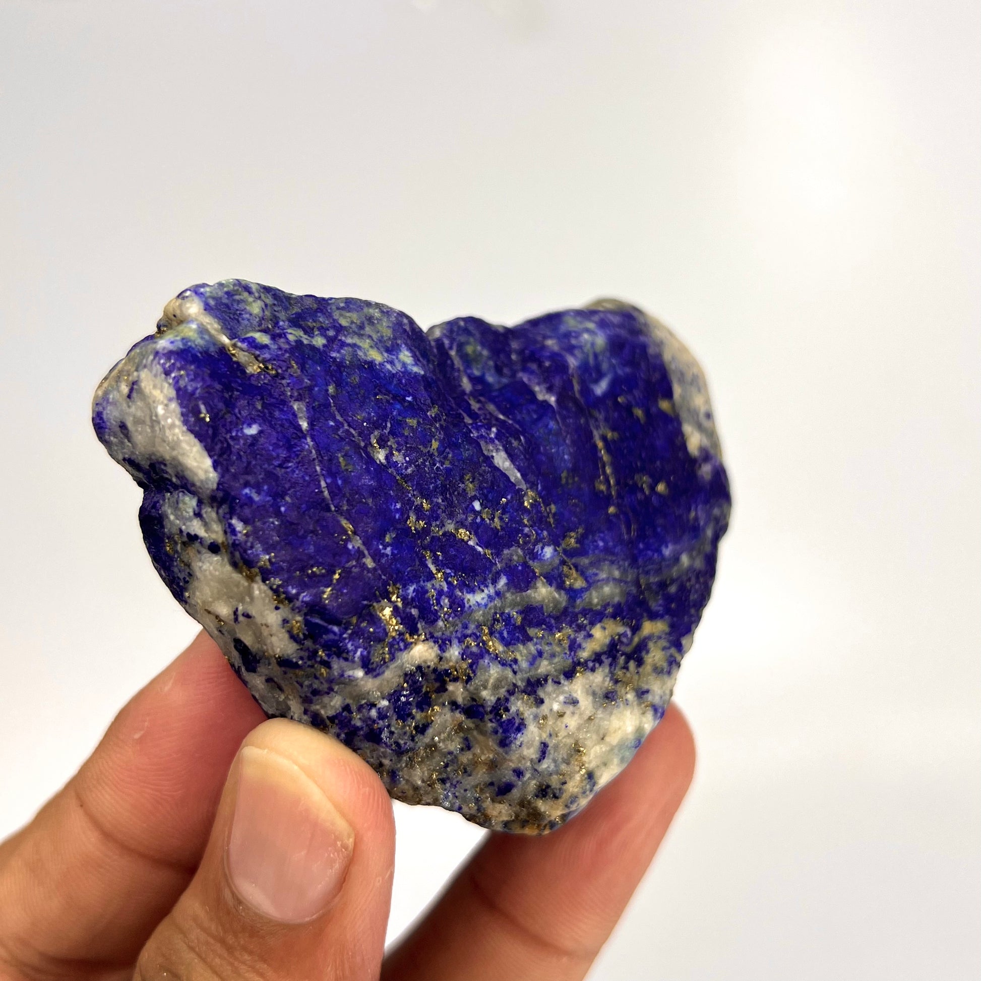 Lapis Lazuli, Lazurite, Afghanistan Minerals,  Rough Mineral, Raw Lapis, Pyrite Inclusions, Natural Specimen, Cabinet Display