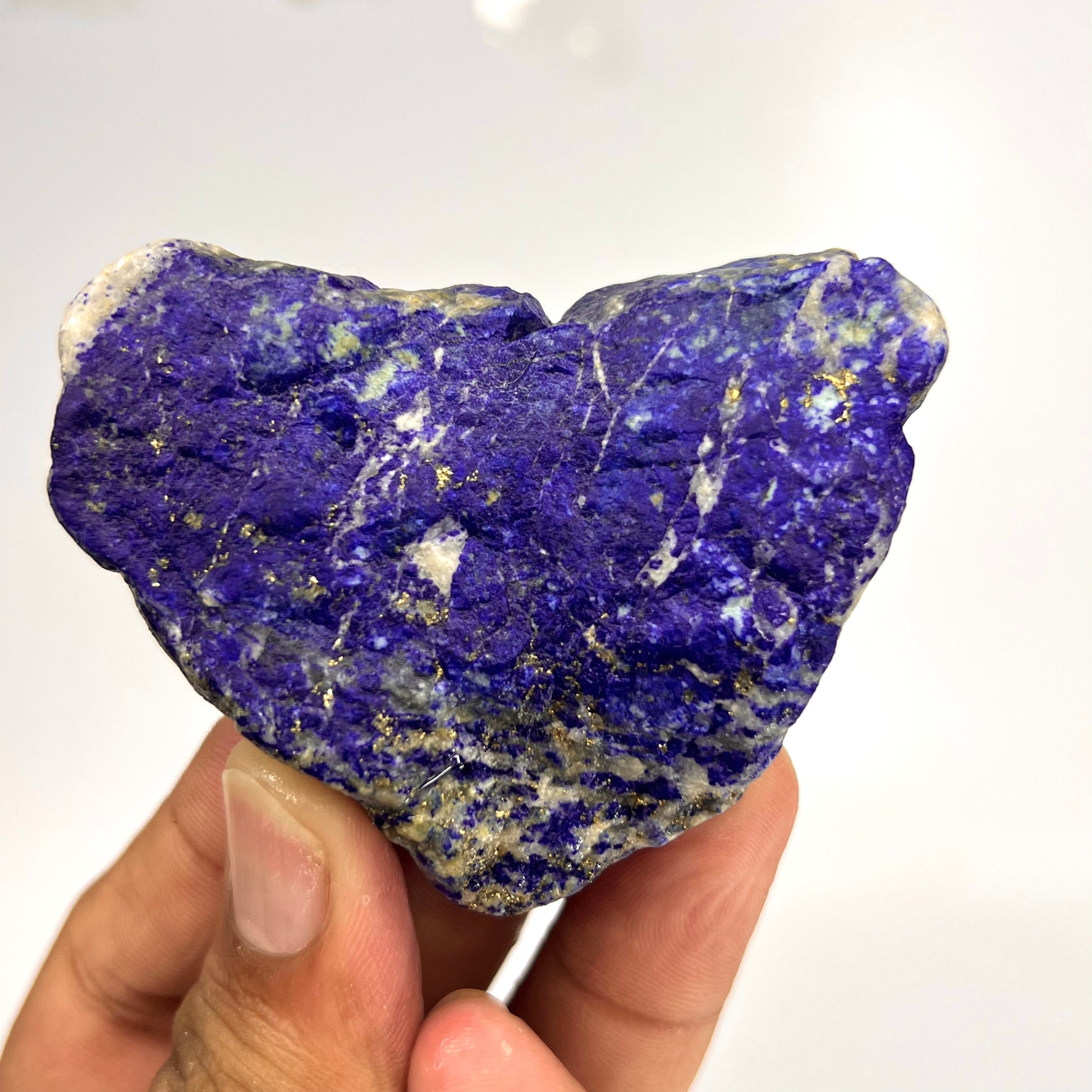 Lapis Lazuli, Lazurite, Afghanistan Minerals,  Rough Mineral, Raw Lapis, Pyrite Inclusions, Natural Specimen, Cabinet Display