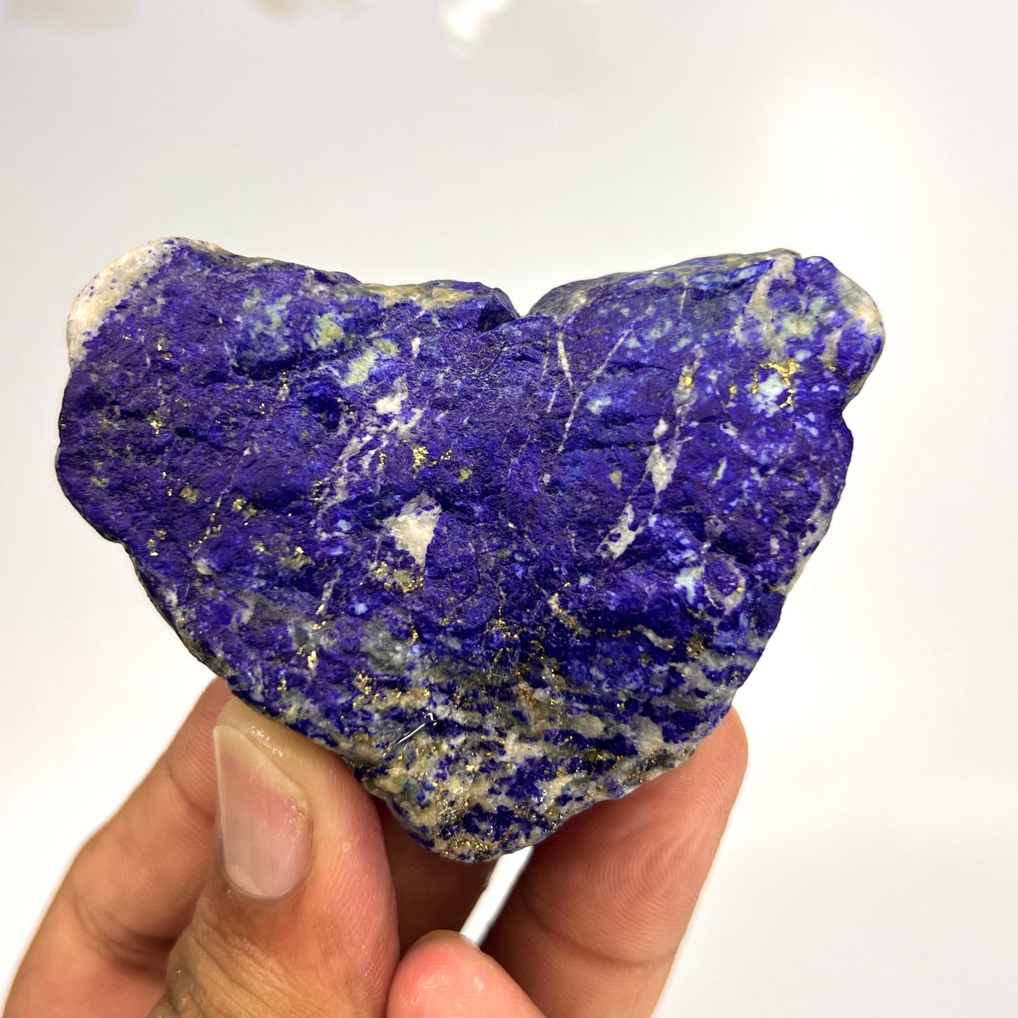 Lapis Lazuli, Lazurite, Afghanistan Minerals,  Rough Mineral, Raw Lapis, Pyrite Inclusions, Natural Specimen, Cabinet Display