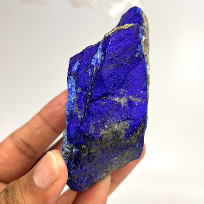 Lapis Lazuli, Lazurite, Afghanistan Minerals, 780g, Rough Mineral, Raw Lapis, Pyrite Inclusions, Natural Specimen, Cabinet Display