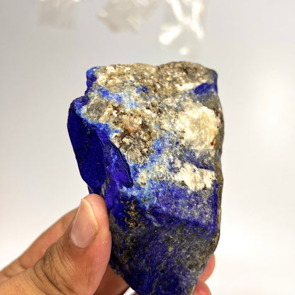 Lapis Lazuli, Lazurite, Afghanistan Minerals,  Rough Mineral, Raw Lapis, Pyrite Inclusions, Natural Specimen, Cabinet Display