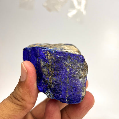 Lapis Lazuli, Lazurite, Afghanistan Minerals,  Rough Mineral, Raw Lapis, Pyrite Inclusions, Natural Specimen, Cabinet Display