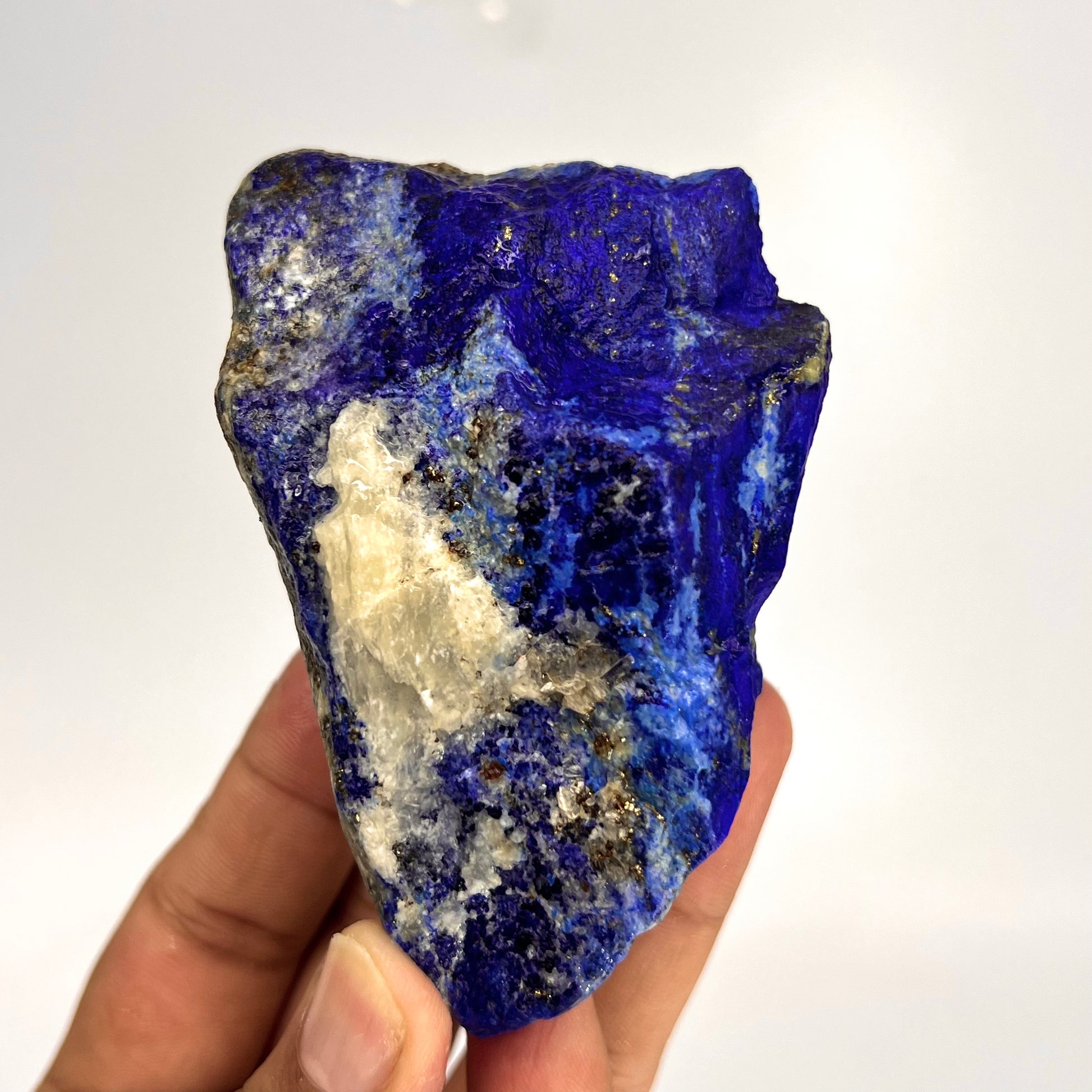 Lapis Lazuli, Lazurite, Afghanistan Minerals,  Rough Mineral, Raw Lapis, Pyrite Inclusions, Natural Specimen, Cabinet Display