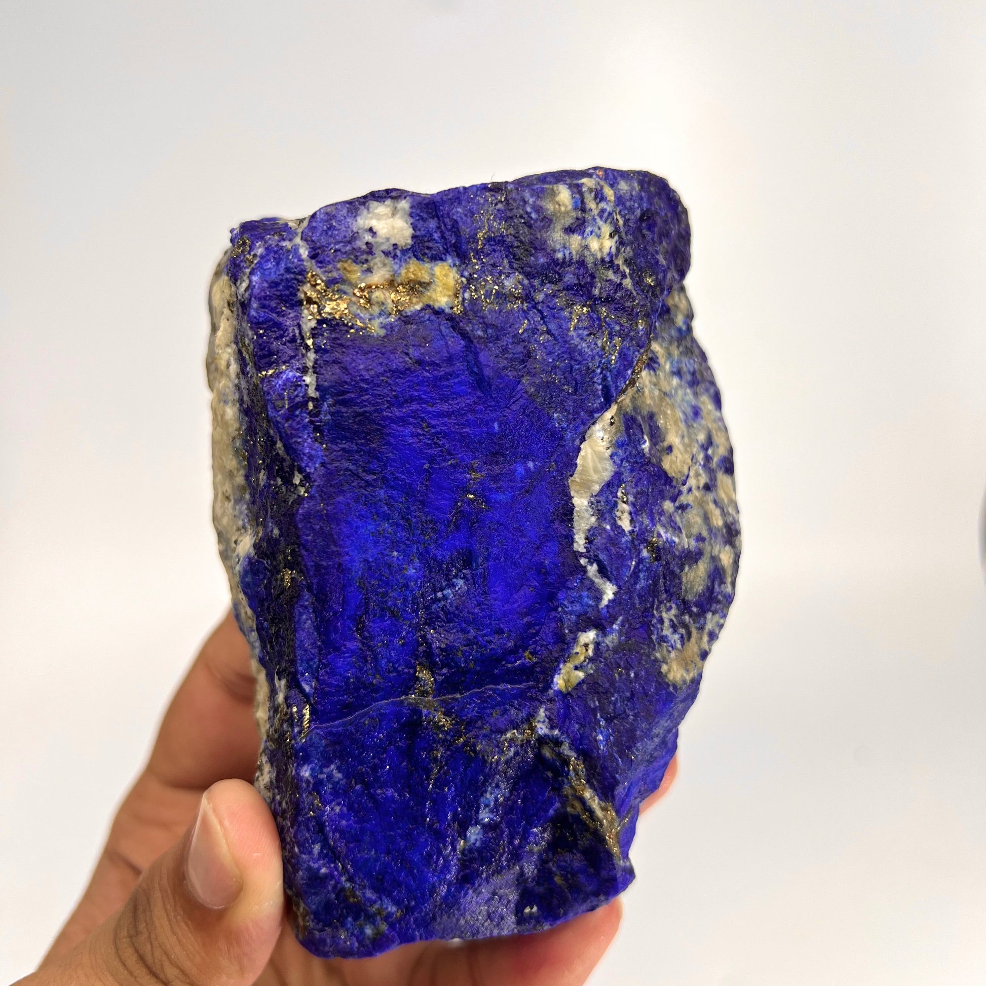 Lapis Lazuli, Lazurite, Afghanistan Minerals,  Rough Mineral, Raw Lapis, Pyrite Inclusions, Natural Specimen, Cabinet Display