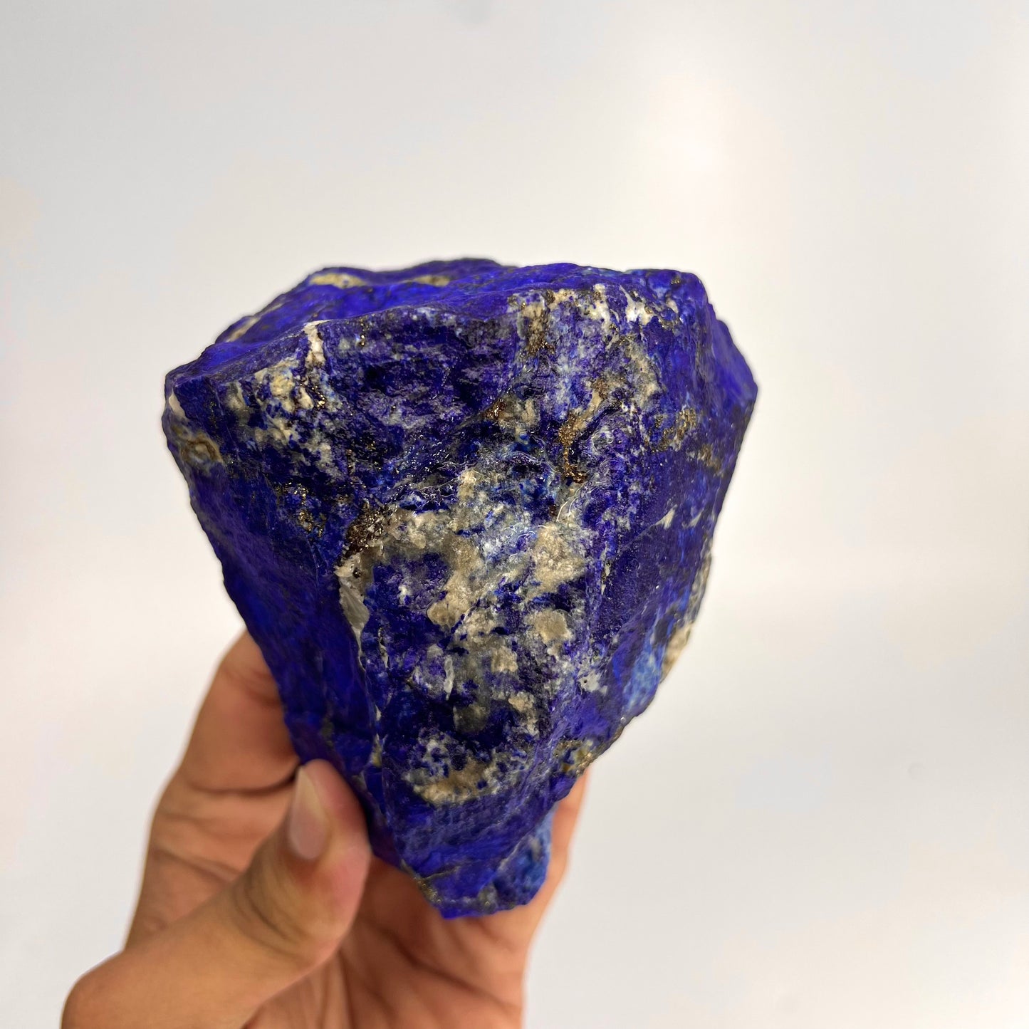 Lapis Lazuli, Lazurite, Afghanistan Minerals,  Rough Mineral, Raw Lapis, Pyrite Inclusions, Natural Specimen, Cabinet Display