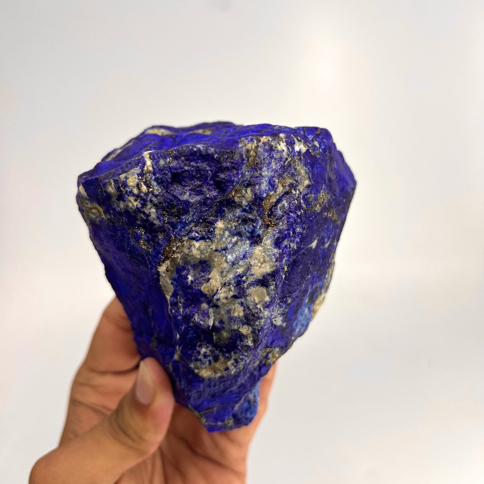 Lapis Lazuli, Lazurite, Afghanistan Minerals,  Rough Mineral, Raw Lapis, Pyrite Inclusions, Natural Specimen, Cabinet Display