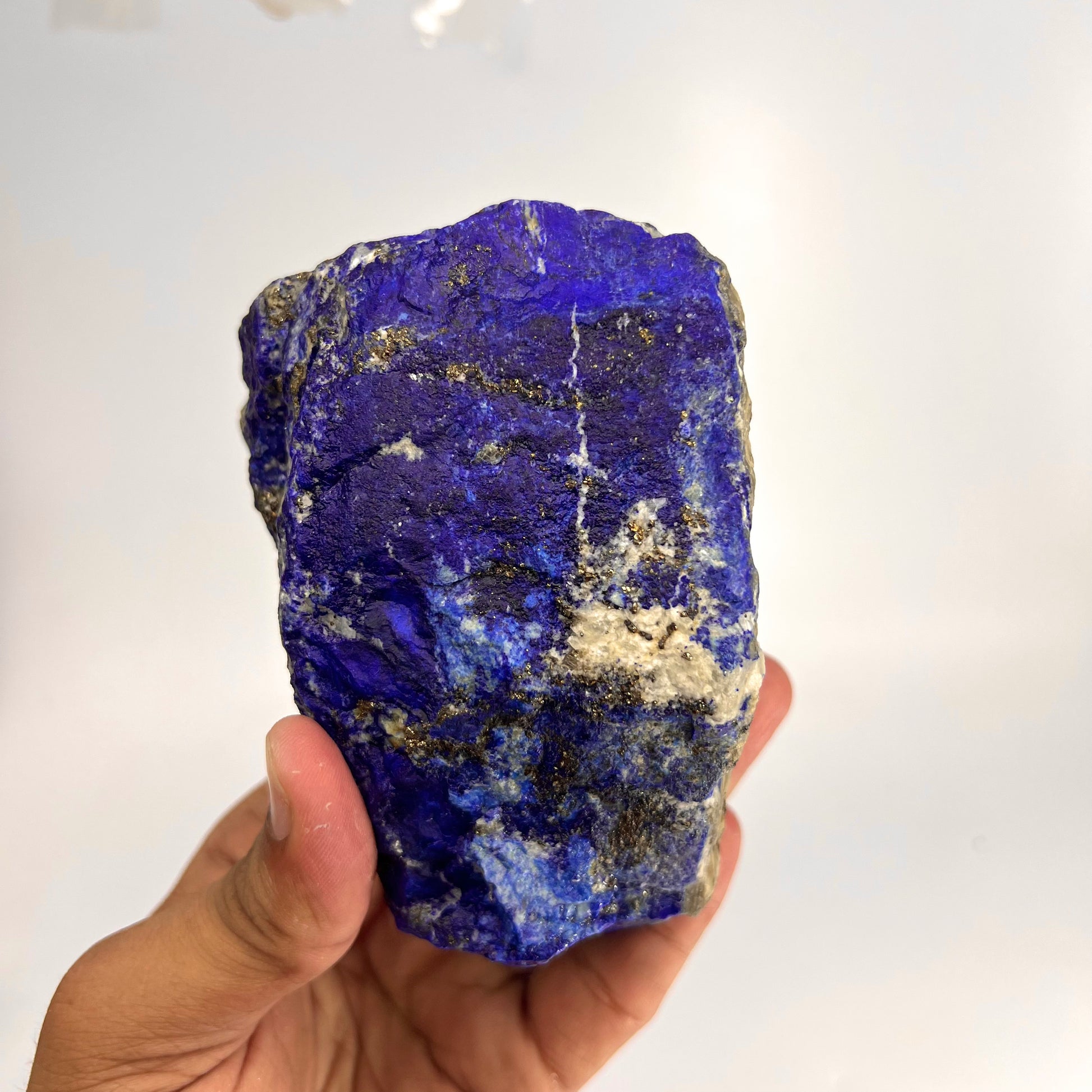 Lapis Lazuli, Lazurite, Afghanistan Minerals,  Rough Mineral, Raw Lapis, Pyrite Inclusions, Natural Specimen, Cabinet Display