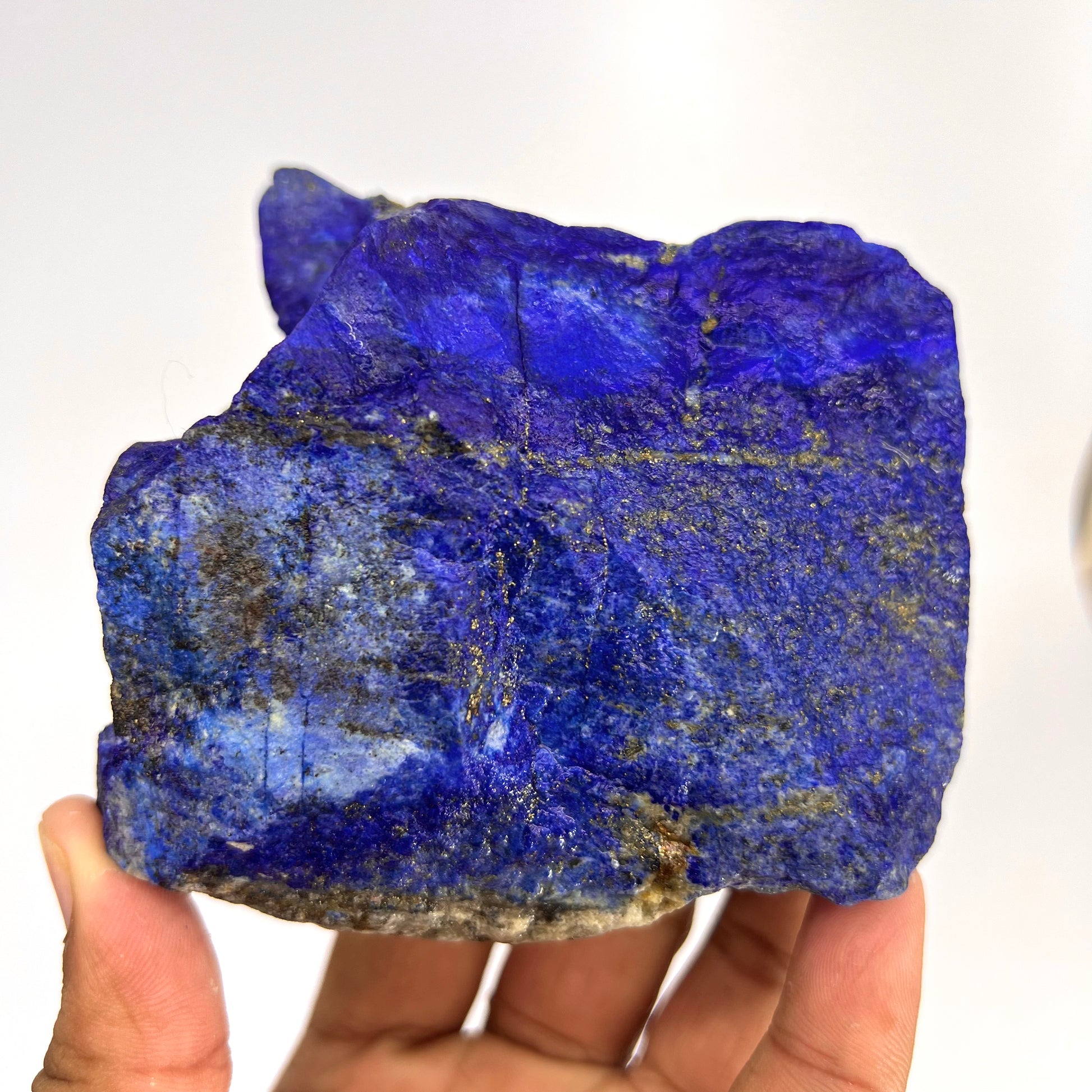 Lapis Lazuli, Lazurite, Afghanistan Minerals, Rough Mineral, Raw Lapis, Pyrite Inclusions, Natural Specimen, Cabinet Display