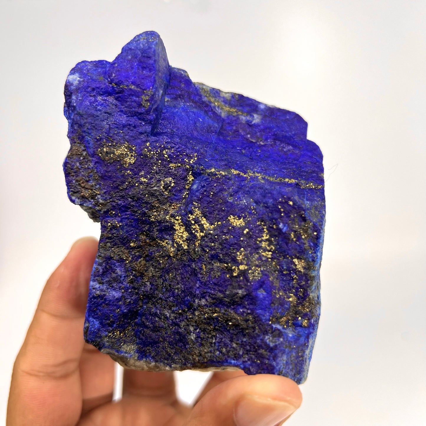 Lapis Lazuli, Lazurite, Afghanistan Minerals, Rough Mineral, Raw Lapis, Pyrite Inclusions, Natural Specimen, Cabinet Display